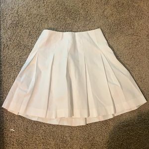 Crisp white tennis skirt / school uniform
